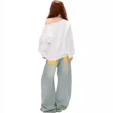 黛尔佳人 舒适时尚百搭长袖卫衣 女款