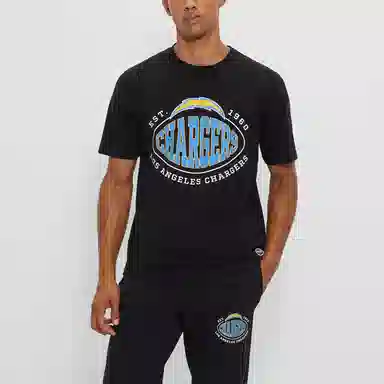 HUGO BOSS NFL Stretch-Cotton T-Shirt With Collaborative Branding T