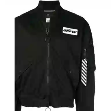 OFF-WHITE SS20 Bomber Jacket Black