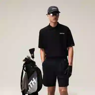KITH x TAYLORMADE SS24 logoPolo