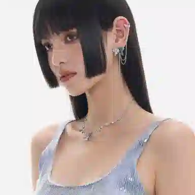 SUMIYAKI Butterfly Glass Earrings