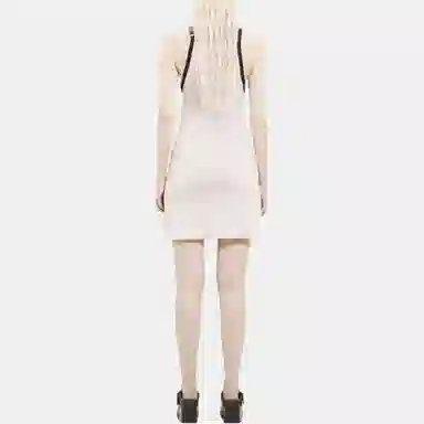 COURREGES Buckle Contrast Dress