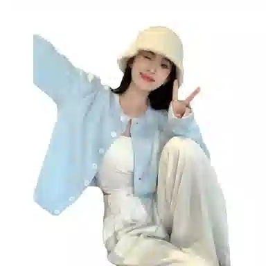 望莱仕 时尚适中合身长袖针织衫 女款