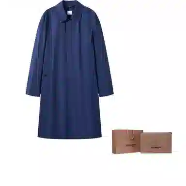 Burberry Trench Coat Blue