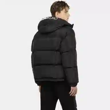 EVISU Hooded Down Jacket Black