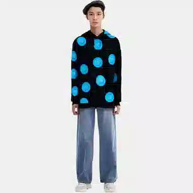 Levis Hoodie Black Blue