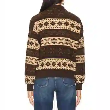 Ralph Lauren Printed Long Sleeve Sweatshirt Brown