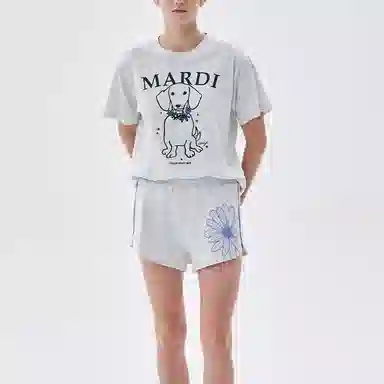 Mardi Mercredi T-Shirt Heather Purple