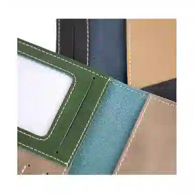 掐尖 纯色旅行多功能拉链 二层牛皮 机票夹证件袋护照包 男女同款情侣款 多色