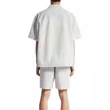 H&M Casual Loose Short Sleeve Shirt Gray