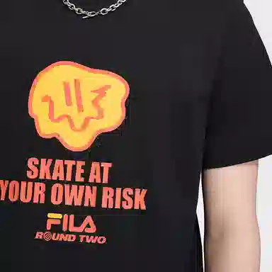 FILA FUSION x ROUND TWO SS25 T -BK