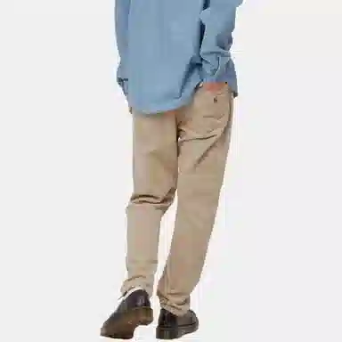 Carhartt WIP Logo Casual Pants Light Brown