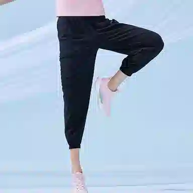 乔丹 纯色收口防晒运动裤 女款