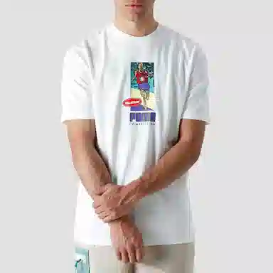 PUMA x BUTTER GOODS Logo T-Shirt White