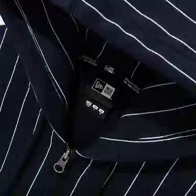 New Era Yankees Striped Hoodie Navy