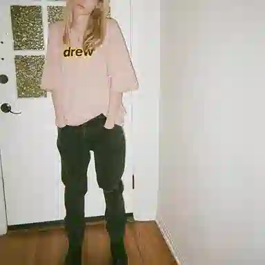 Drew House Secret SS Tee - Dusty Rose LogoT