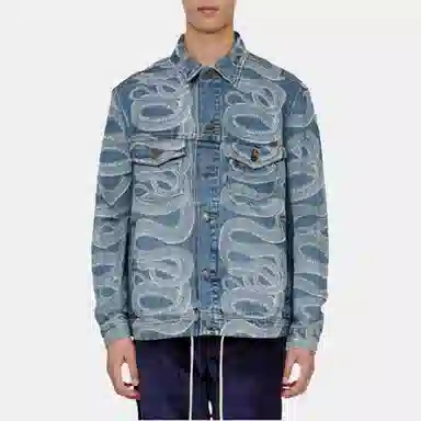 Supreme x HYSTERIC GLAMOUR Snake Denim Trucker Jacket