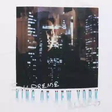 Supreme SS19 Christopher Walken King Of New York Tee White