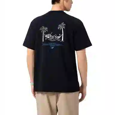 New Balance Crew Neck T-Shirt Black