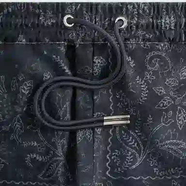 KITH Bandana Retro Shorts Black