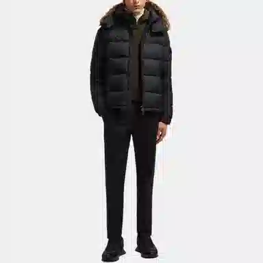 Moncler Mayaf Short Down Jacket Black