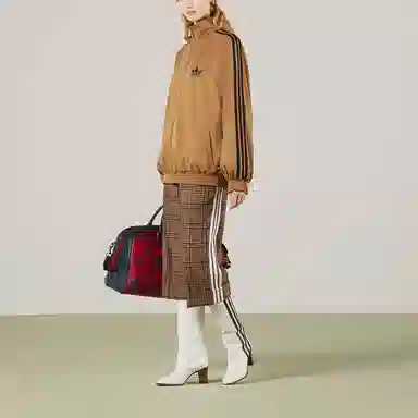 Gucci x adidas SS23 Logo Print Zip Jacket