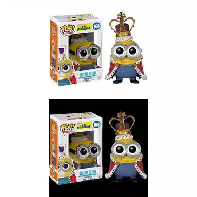 Funko POP movies minions king bob 9.5cm Q
