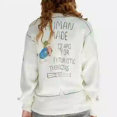 HUMAN MADE FW23 Crewneck Sweatshirt White