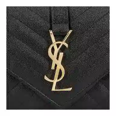 Saint Laurent Envelope Small Shoulder Bag Black