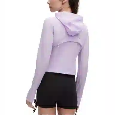 lululemon Define Cropped Hooded Jacket Mesh