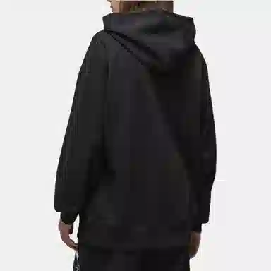 Y-3 Floral Print Hoodie Black