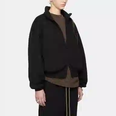 Fear of God Essentials Zip Up Jacket Black