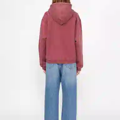 Stussy FW24 ZIP HOODIE FADED GRAPHIC logo
