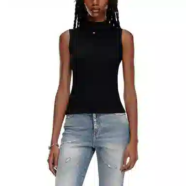 Diesel FW23 Pullover Vest Black