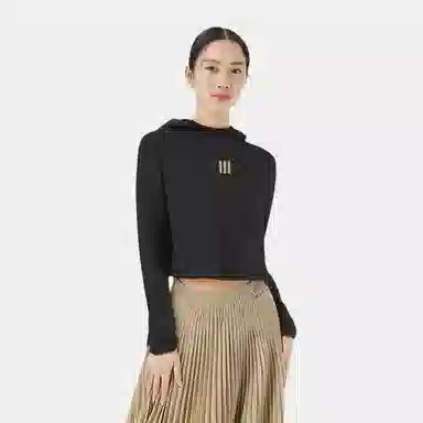 Fear of God Athletics x adidas Base Layer Crop Hoodie Black