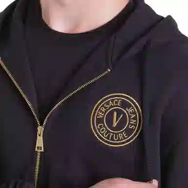Versace Jeans Couture SS24 Hoodie Black