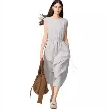UNIQLO x Clare Waight Keller SS25 C Series Dress Light Grey