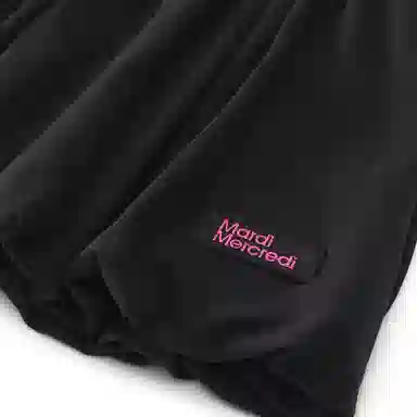 MARDI MERCREDI SS25 VOLUME MINI SKIRT_BLACK