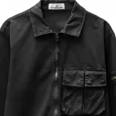 Stone Island SS23 Black Shirt Jacket