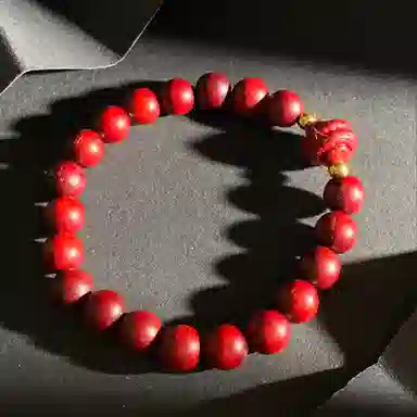 【12生肖顺利】 周帝王 诸事顺利小众佛珠国风新中式转运珠本命年八方来财前程似锦 血檀 木作手串 男女同款情侣款