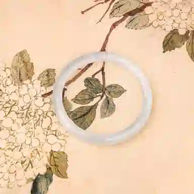 悠笙 新中式国潮风 白月光美人镯 轻奢高冷感 猫眼石 手镯 女款