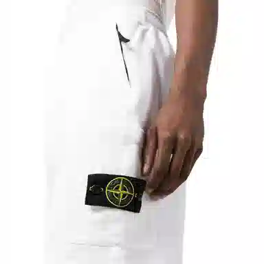 Stone Island SS23 White Shorts