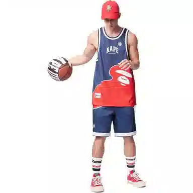 Aape SS24 Ape Badge Basketball Tank Top