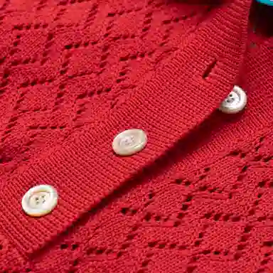 GUCCI x adidas Originals SS22 Polo Red