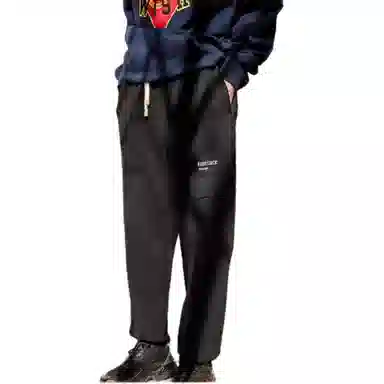 PEACEBIRD MEN SS24 CNY Casual Pants Black