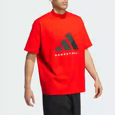 adidas Basketball FW24 Red Tee