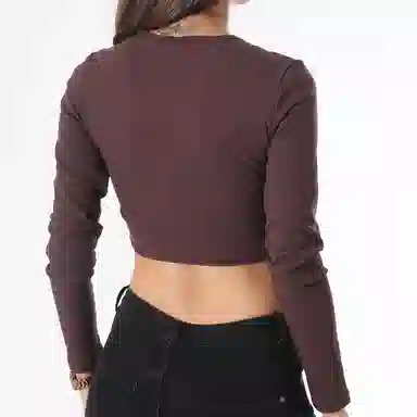 adidas originals Essentials Rib Long Sleeve Tee LogoT