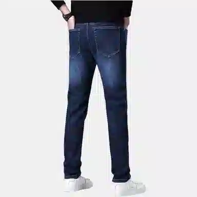 太子龍 时尚修身中腰牛仔裤 男款