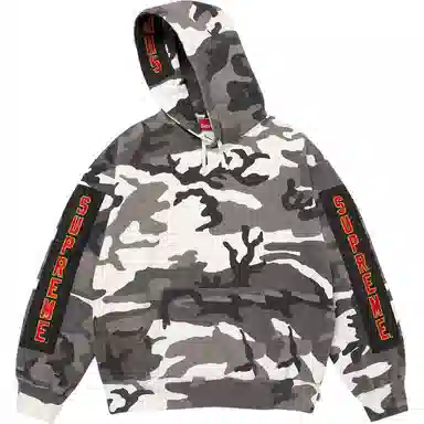 Supreme FW25 WEEK5 Woven Patches Hooded Sweatshirt