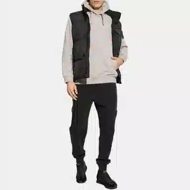 Stone Island Recycled Nylon Quilted Vest Black